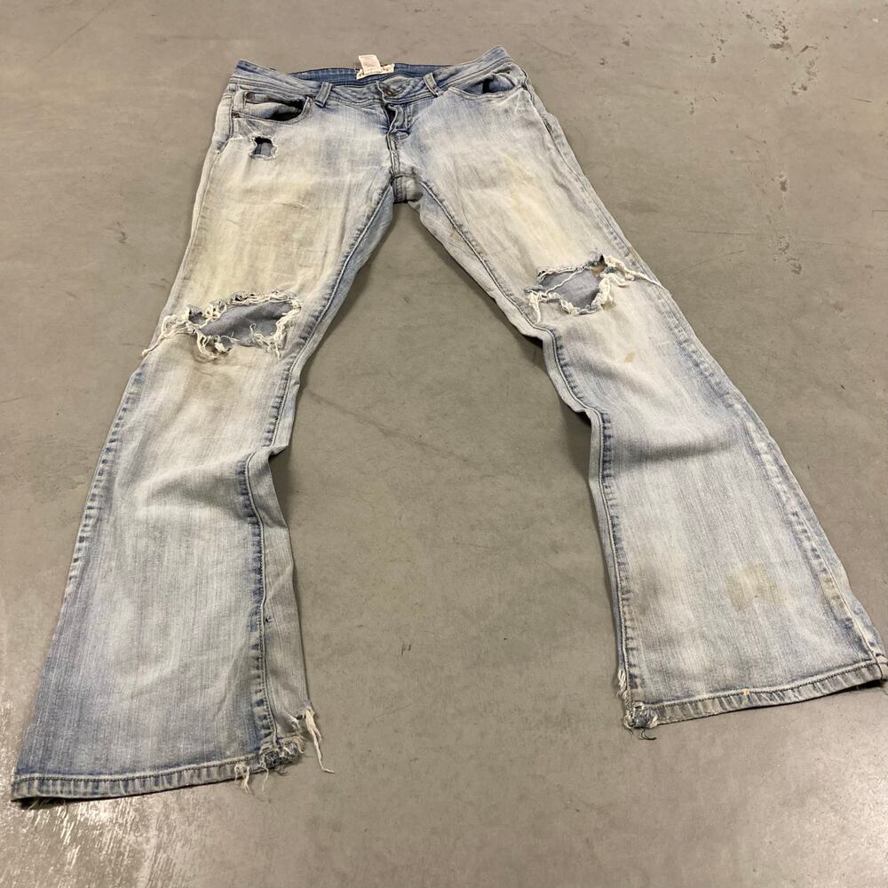 Y2K thrashed low rise OP bootcut Jeans 31x31